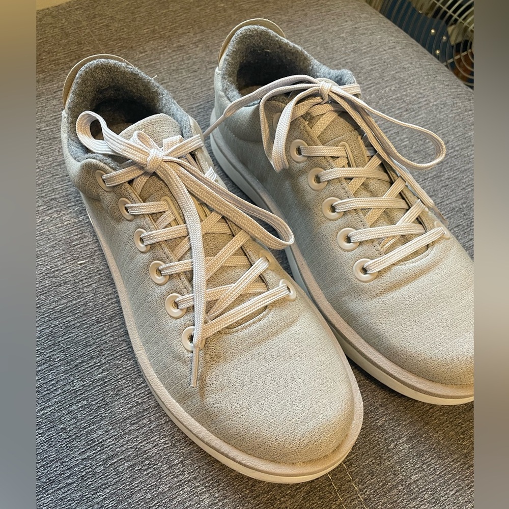 Allbirds Women's Wool Piper Woven Gray Sneakers Size 9